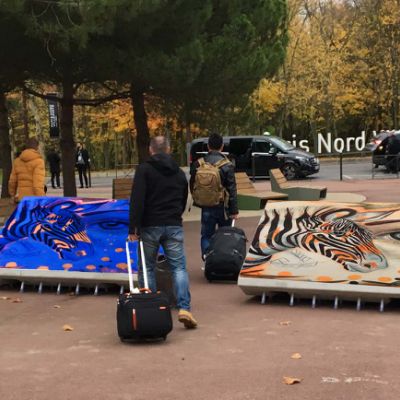 Personnalisation de la borne de défense anti véhicule bélier : borne SAFELY par Urban Protect Christian Gualtieri